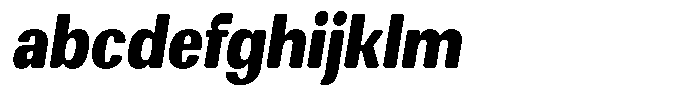 Elvarion Rounded Black Condensed Oblique FONT
