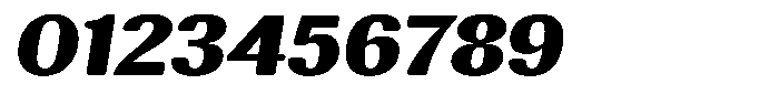Elvarion Rounded Black Expanded Oblique Font OTHER CHARS