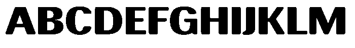 Elvarion Rounded Black Expanded Font UPPERCASE