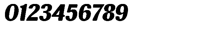 Elvarion Rounded Black Semi Condensed Oblique Font OTHER CHARS