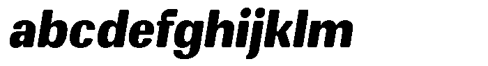 Elvarion Rounded Black Semi Condensed Oblique FONT