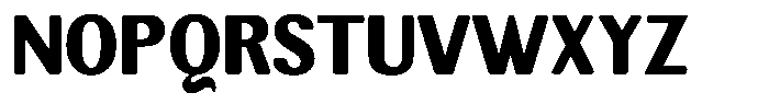 Elvarion Rounded Black Semi Condensed Font UPPERCASE