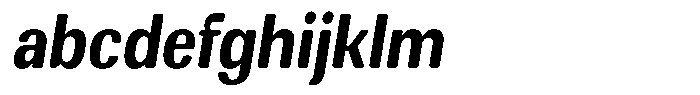 Elvarion Rounded Bold Condensed Oblique FONT