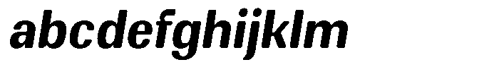Elvarion Rounded Bold Semi Condensed Oblique FONT