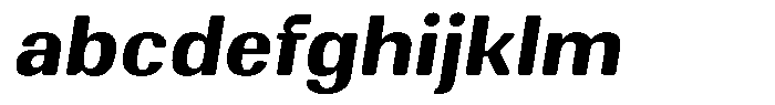 Elvarion Rounded Bold Semi Expanded Oblique FONT