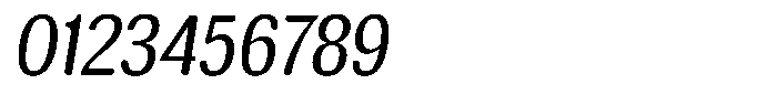 Elvarion Rounded Condensed Oblique Font OTHER CHARS