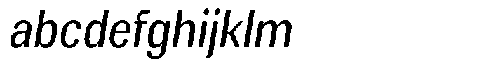 Elvarion Rounded Condensed Oblique FONT