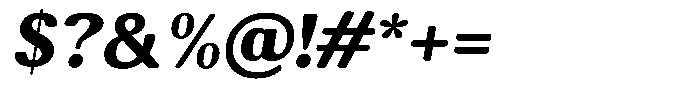 Elvarion Rounded Extra Bold Oblique Font OTHER CHARS