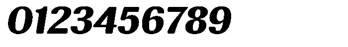 Elvarion Rounded Extra Bold Semi Expanded Oblique Font OTHER CHARS