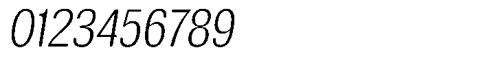 Elvarion Rounded Extra Light Condensed Oblique Font OTHER CHARS