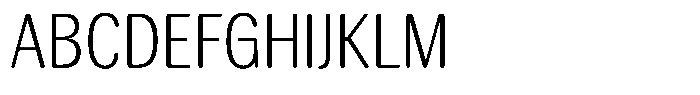 Elvarion Rounded Extra Light Condensed Font UPPERCASE