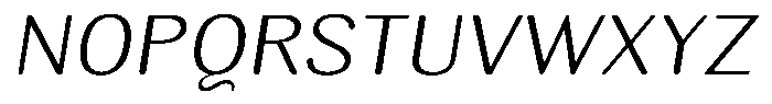 Elvarion Rounded Extra Light Expanded Oblique Font UPPERCASE
