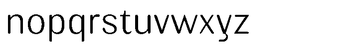 Elvarion Rounded Extra Light Font LOWERCASE