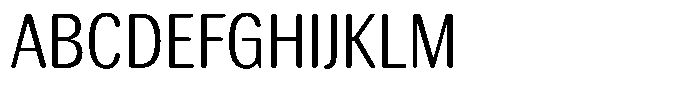Elvarion Rounded Light Condensed Font UPPERCASE
