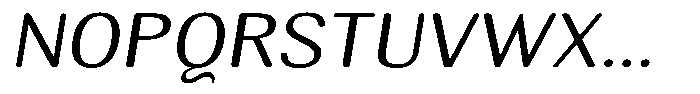 Elvarion Rounded Light Expanded Oblique Font UPPERCASE