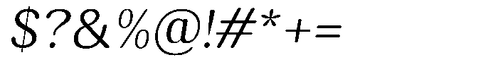 Elvarion Rounded Light Oblique Font OTHER CHARS