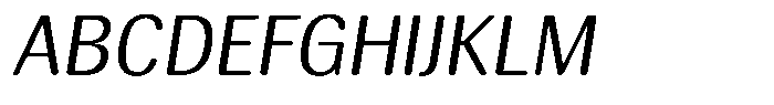 Elvarion Rounded Light Oblique Font UPPERCASE