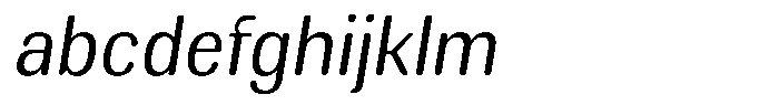 Elvarion Rounded Light Semi Condensed Oblique FONT