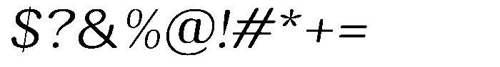 Elvarion Rounded Light Semi Expanded Oblique Font OTHER CHARS
