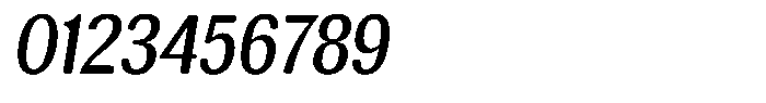 Elvarion Rounded Medium Condensed Oblique Font OTHER CHARS