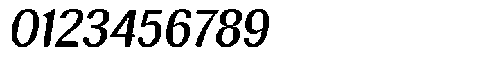 Elvarion Rounded Medium Semi Condensed Oblique Font OTHER CHARS
