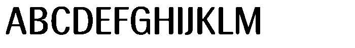 Elvarion Rounded Medium Semi Condensed Font UPPERCASE