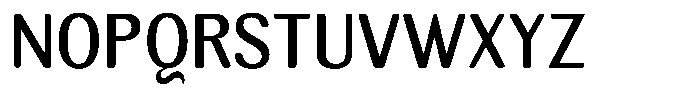 Elvarion Rounded Medium Semi Condensed Font UPPERCASE
