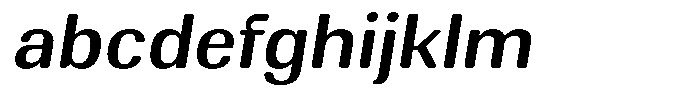 Elvarion Rounded Medium Semi Expanded Oblique FONT