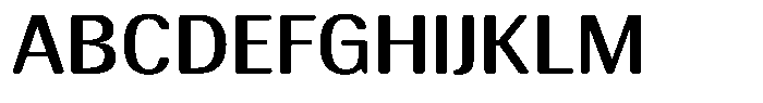 Elvarion Rounded Medium Semi Expanded Font UPPERCASE