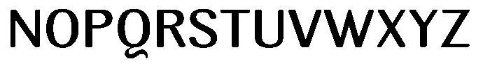 Elvarion Rounded Medium Semi Expanded Font UPPERCASE