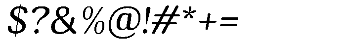 Elvarion Rounded Oblique Font OTHER CHARS