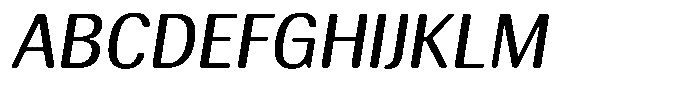 Elvarion Rounded Oblique Font UPPERCASE