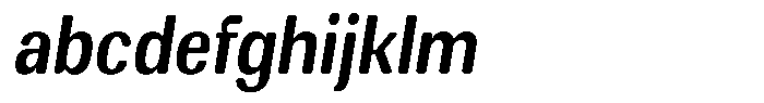 Elvarion Rounded Semi Bold Condensed Oblique FONT
