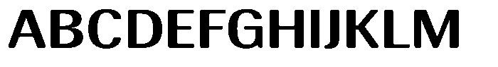 Elvarion Rounded Semi Bold Expanded Font UPPERCASE
