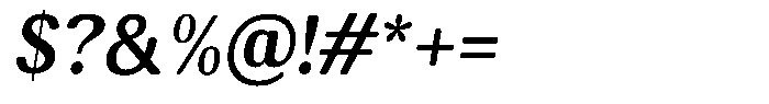 Elvarion Rounded Semi Bold Semi Condensed Oblique Font OTHER CHARS