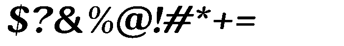 Elvarion Rounded Semi Bold Semi Expanded Oblique Font OTHER CHARS