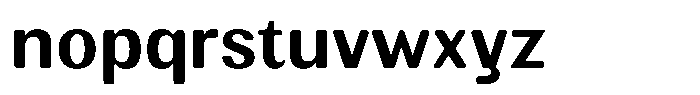 Elvarion Rounded Semi Bold Font LOWERCASE