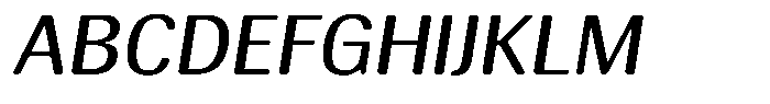 Elvarion Rounded Semi Expanded Oblique Font UPPERCASE