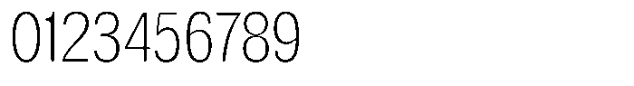 Elvarion Rounded Thin Condensed Font OTHER CHARS
