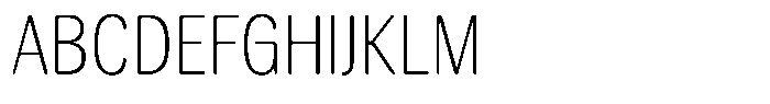 Elvarion Rounded Thin Condensed Font UPPERCASE