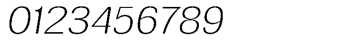 Elvarion Rounded Thin Expanded Oblique Font OTHER CHARS