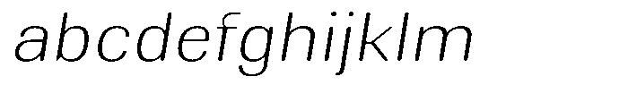 Elvarion Rounded Thin Expanded Oblique FONT