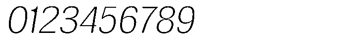 Elvarion Rounded Thin Oblique Font OTHER CHARS