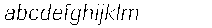 Elvarion Rounded Thin Oblique FONT
