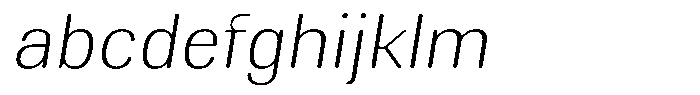 Elvarion Rounded Thin Semi Expanded Oblique FONT