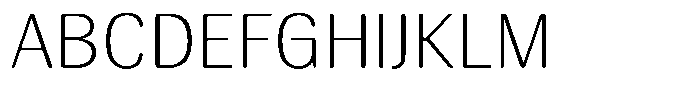 Elvarion Rounded Thin Semi Expanded Font UPPERCASE