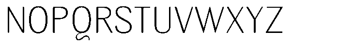 Elvarion Rounded Thin Font UPPERCASE