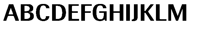 Elvarion Semi Bold Semi Expanded Font UPPERCASE