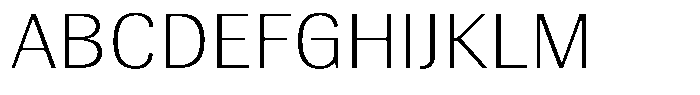 Elvarion Thin Expanded Font UPPERCASE