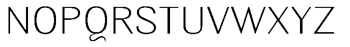 Elvarion Thin Expanded Font UPPERCASE